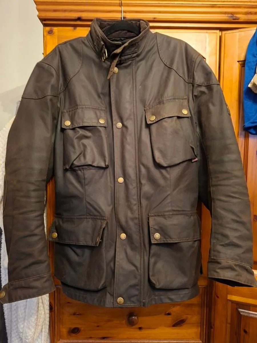 BELSTAFF waxed Trialmaster Pro motorcycle jacket. - Image 2