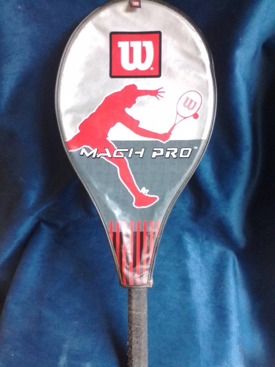 Vintage Early-2000s Wilson Mach Pro Tennis Racket - Image 2