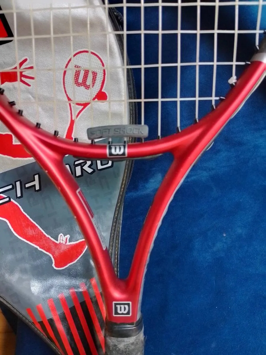 Vintage Early-2000s Wilson Mach Pro Tennis Racket - Image 3