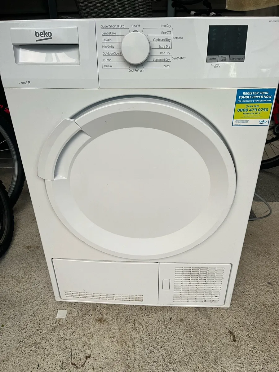 Beko 8kg condenser dryer - Image 1