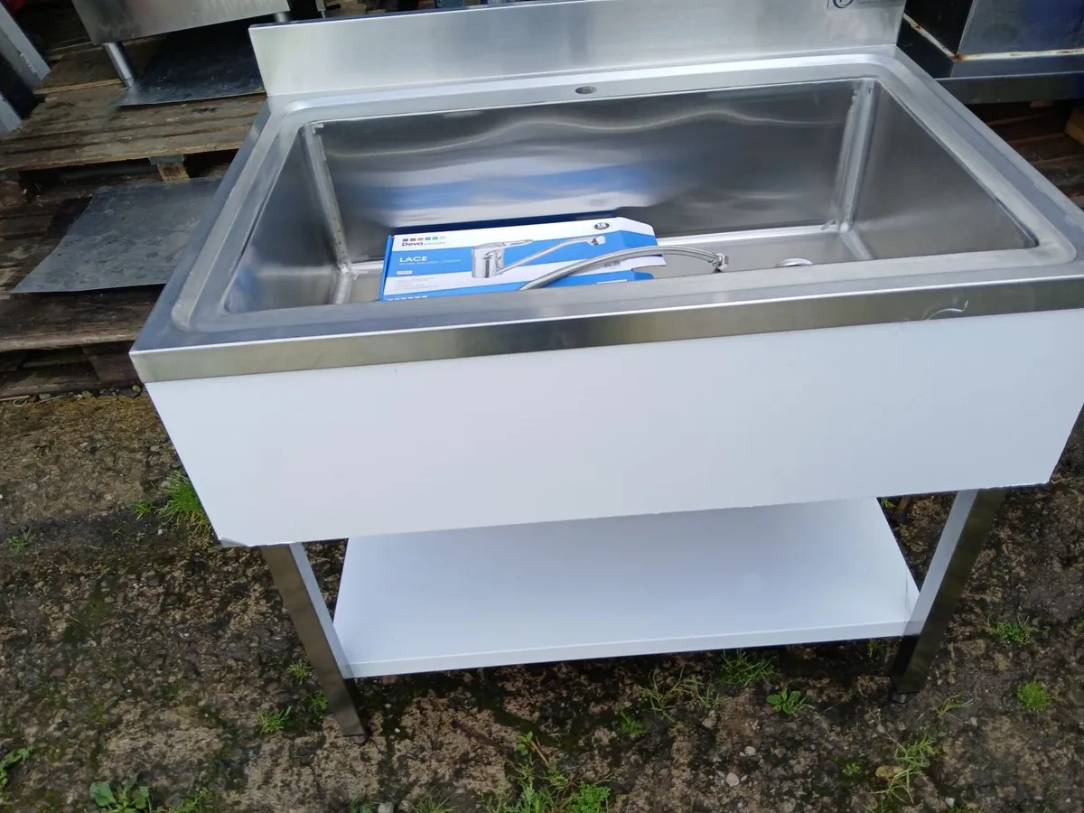 Staneless steel personnel sink unit  complete - Image 2