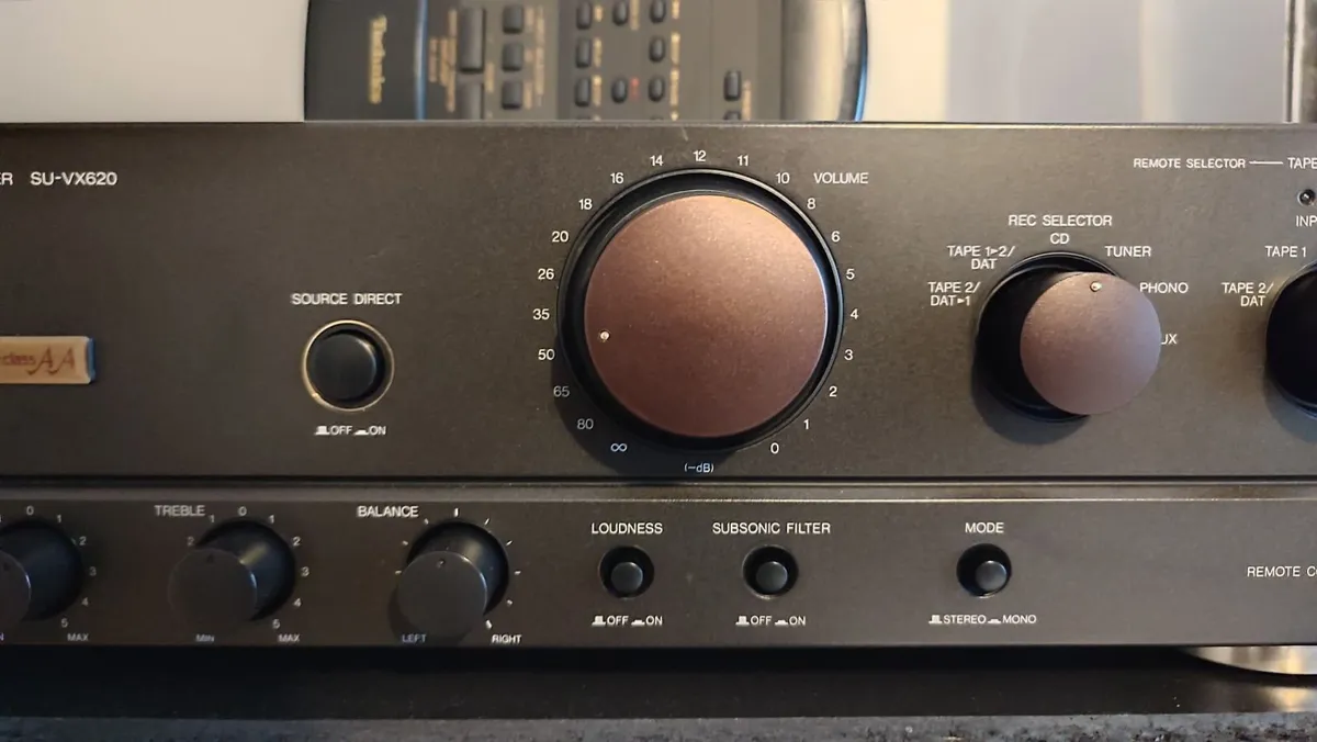 Technics SU-VX620 Amplifier.GenuineRemote.LikeNew - Image 4