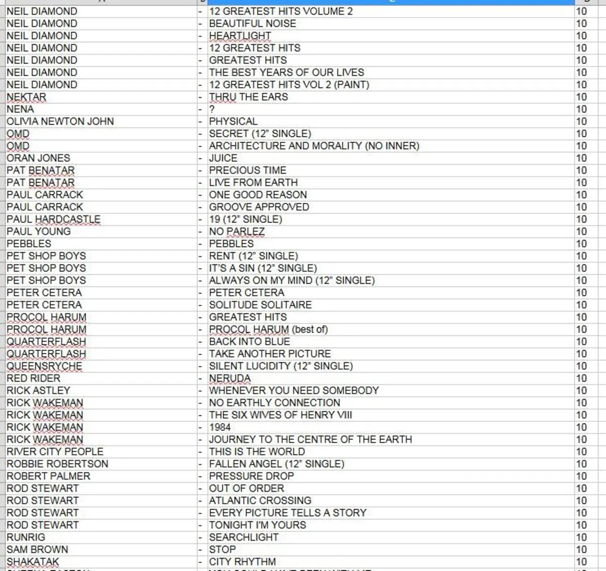 HUGE COLLECTION VINYL RECORDS 70s 80s - €10 each - Image 2