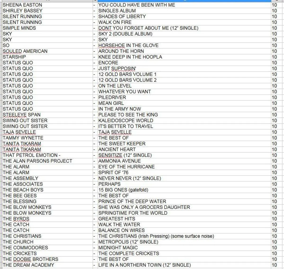 HUGE COLLECTION VINYL RECORDS 70s 80s - €10 each - Image 3