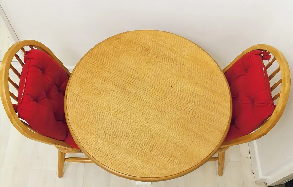 Elegant Solid Wood Dining Set - Image 2