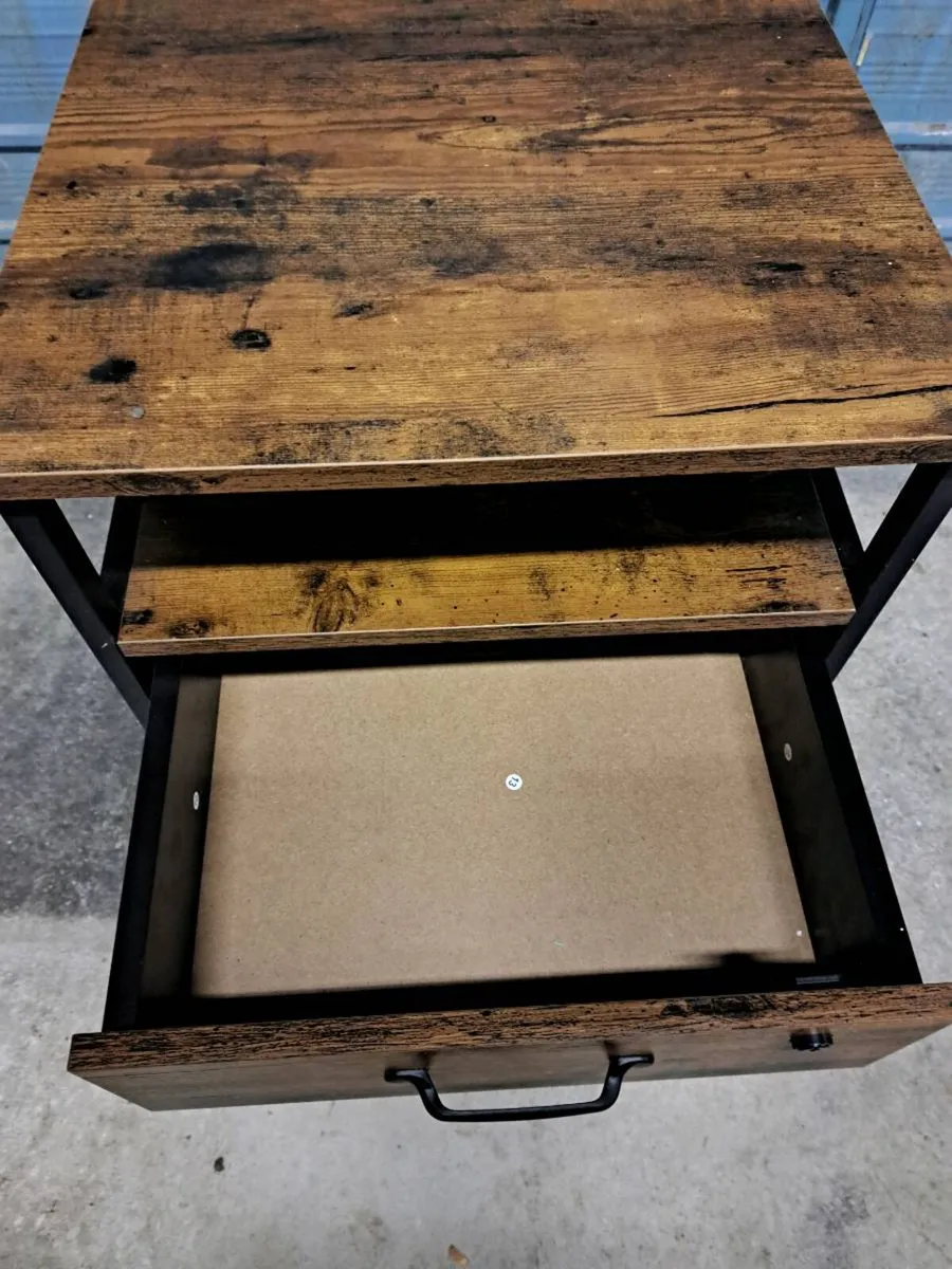 Office Cabinet with Wheels and Printer Stand - Image 2