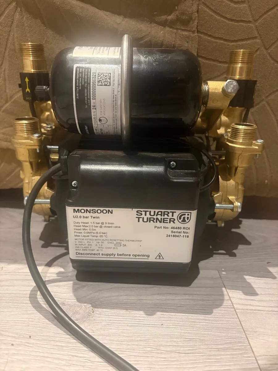 Stuart Turner 2bar monsoon pump - Image 2