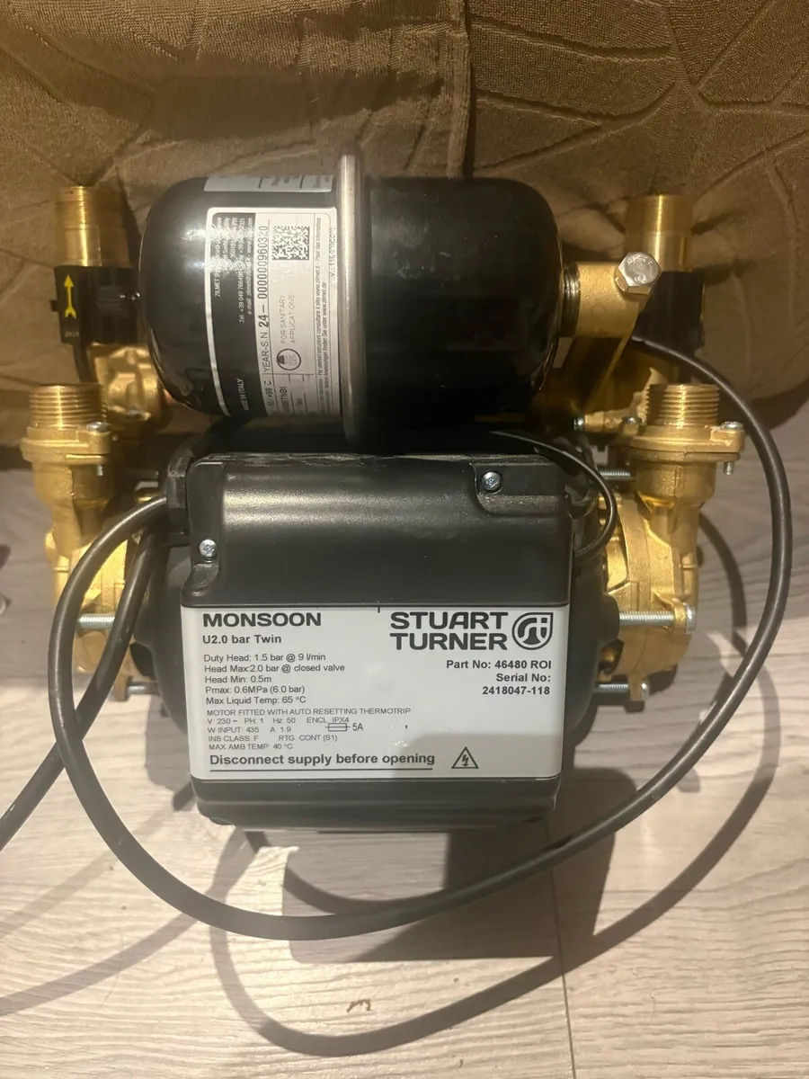 Stuart Turner 2bar monsoon pump - Image 1