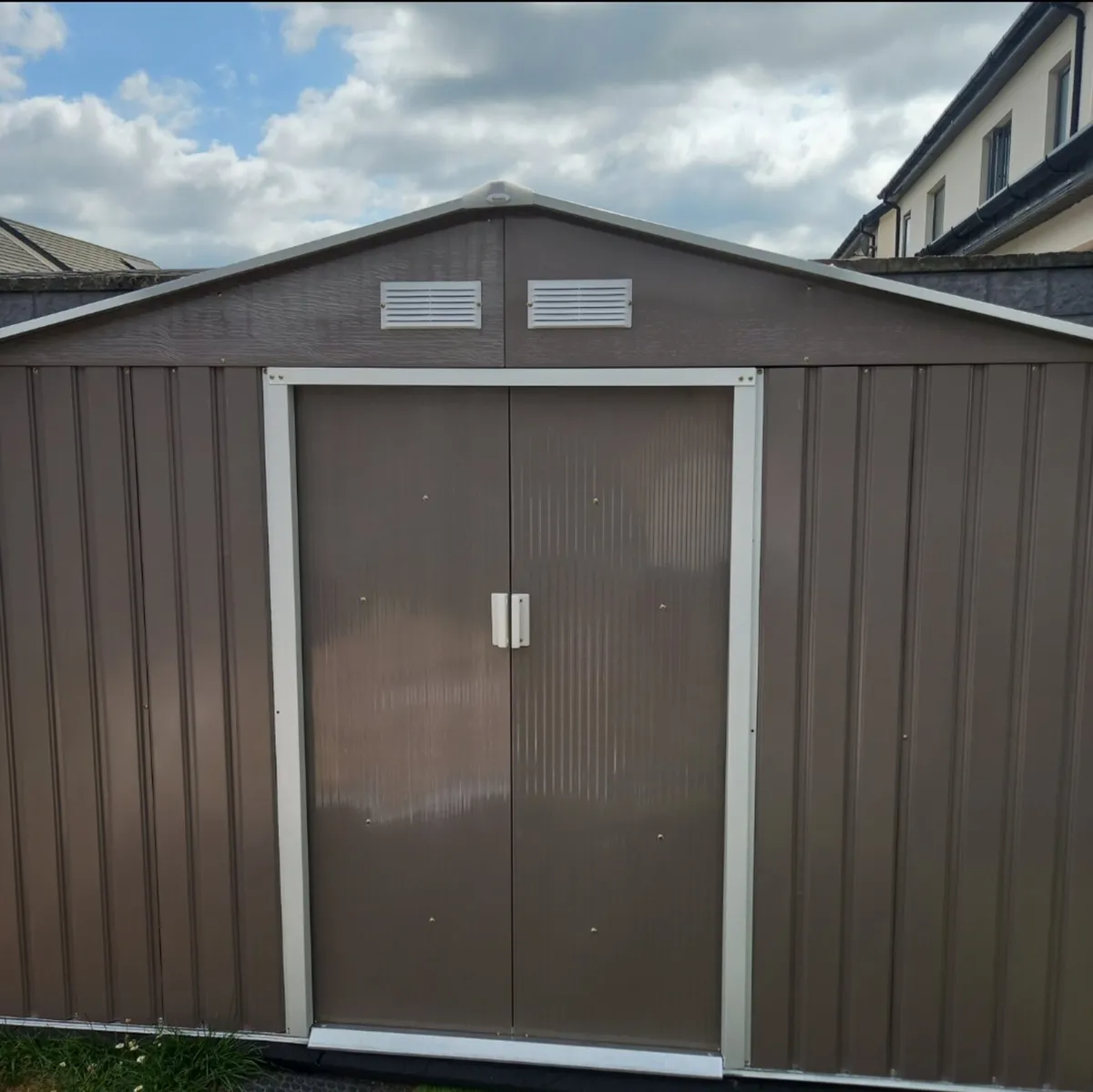 New 9 x 6ft Garden Metal Storage Shed - Image 3