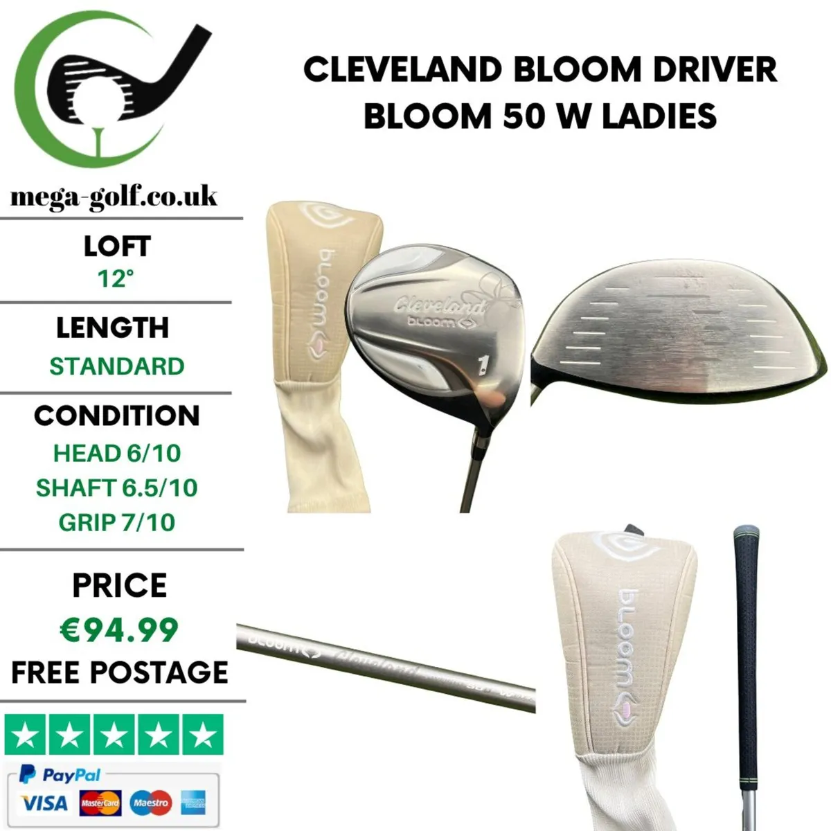 Cleveland Bloom Driver / 12° / Bloom 50 W Ladies - Image 1