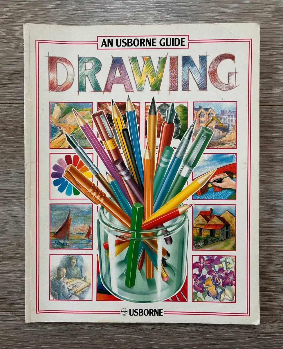 Vintage 1980s Usborne Guide to Drawing by Patience - Image 1