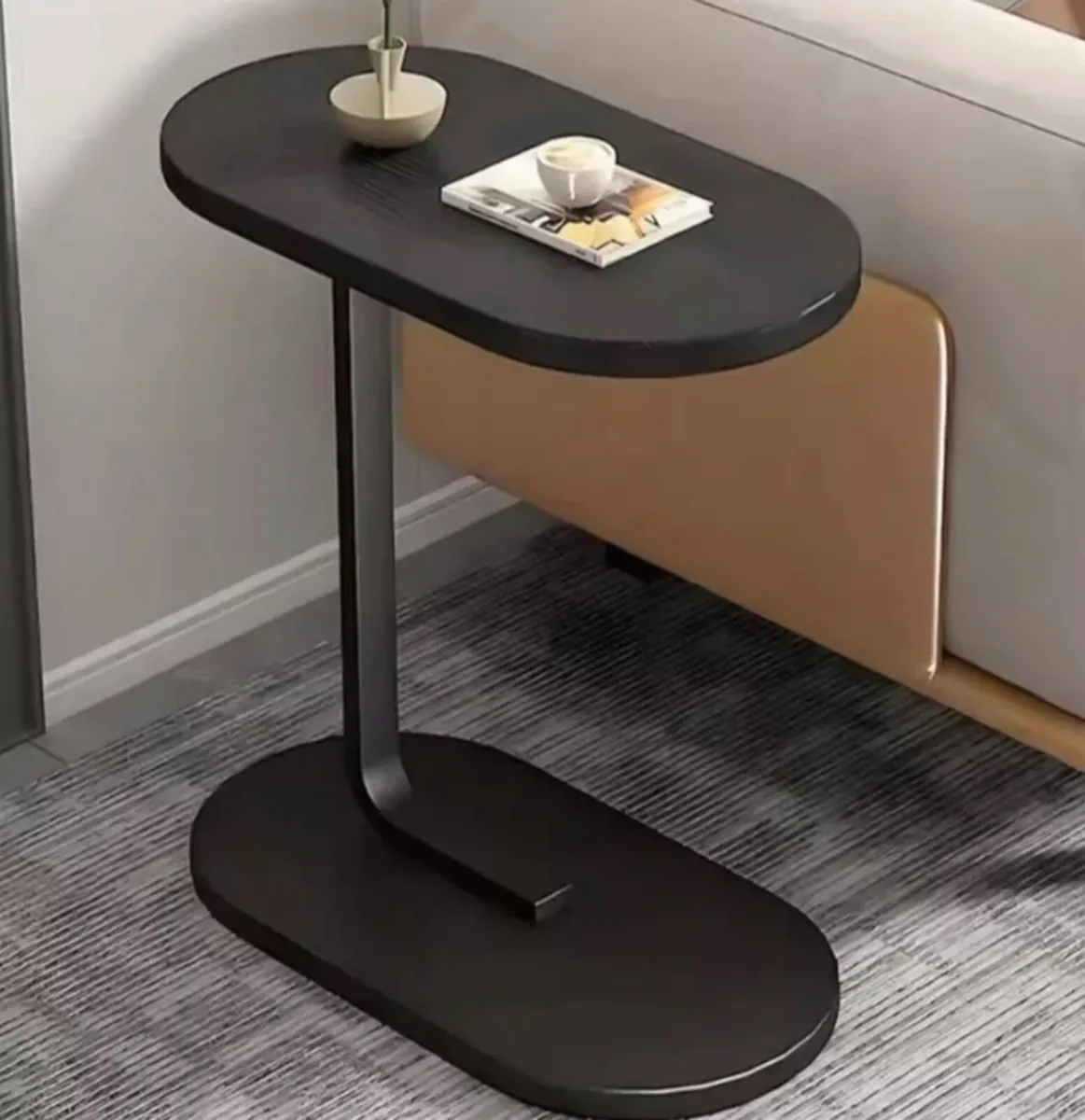 NEW C Shaped Side End Compact Coffee Table - Image 1