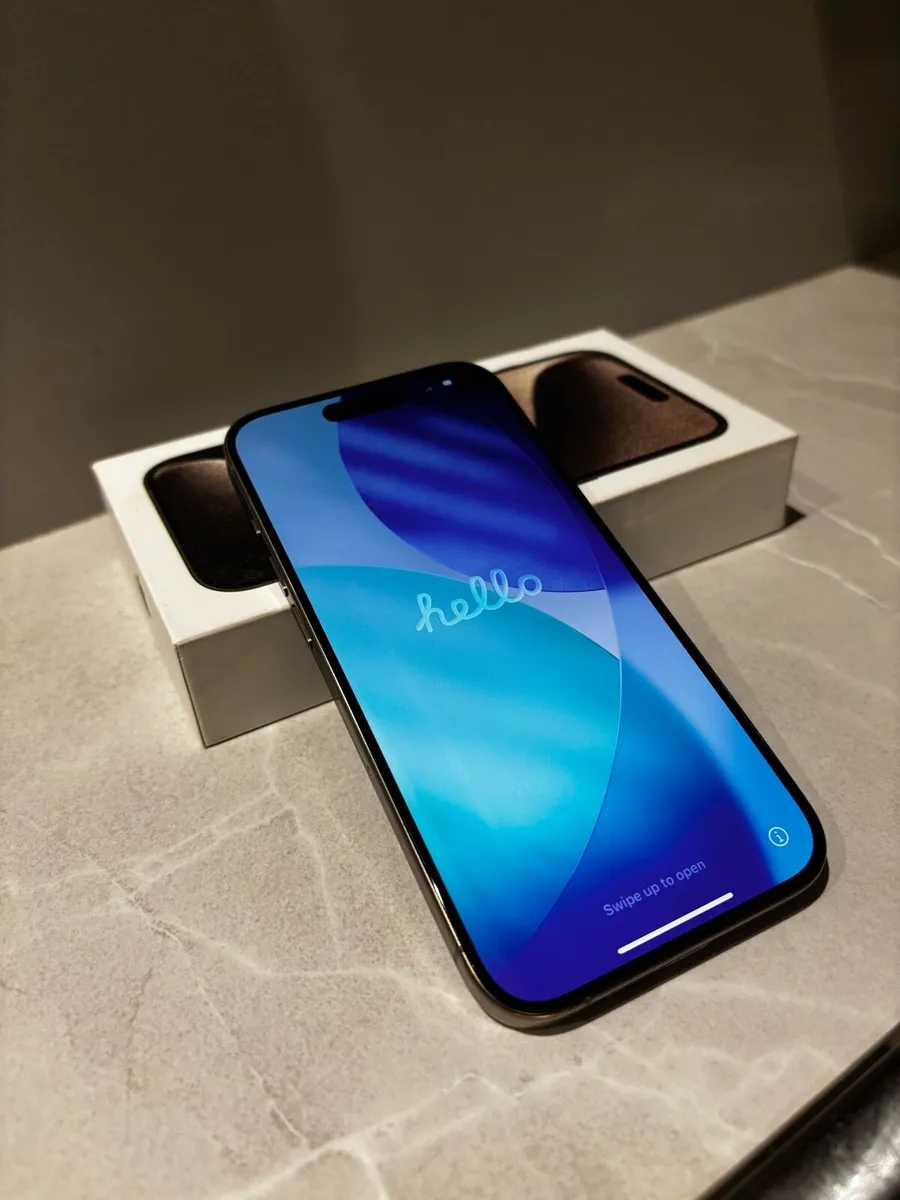 Iphone 15 Pro - 128gb - Natural Titanium - Image 1