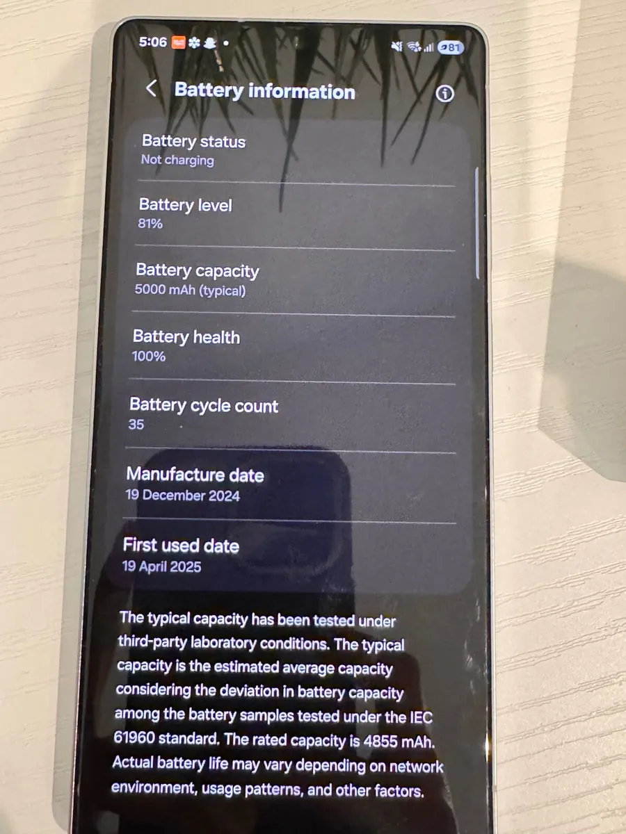 Samsung S25 Ultra 256 GB-Like New - Image 2