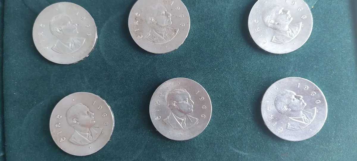 Six 1916 Easter Rising commemorative silver coins - Image 3