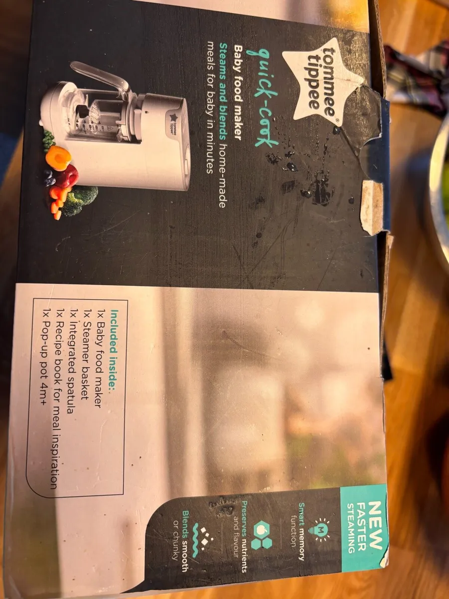 Tommee Tippee Baby Food Maker: Steam and Mash - Image 3