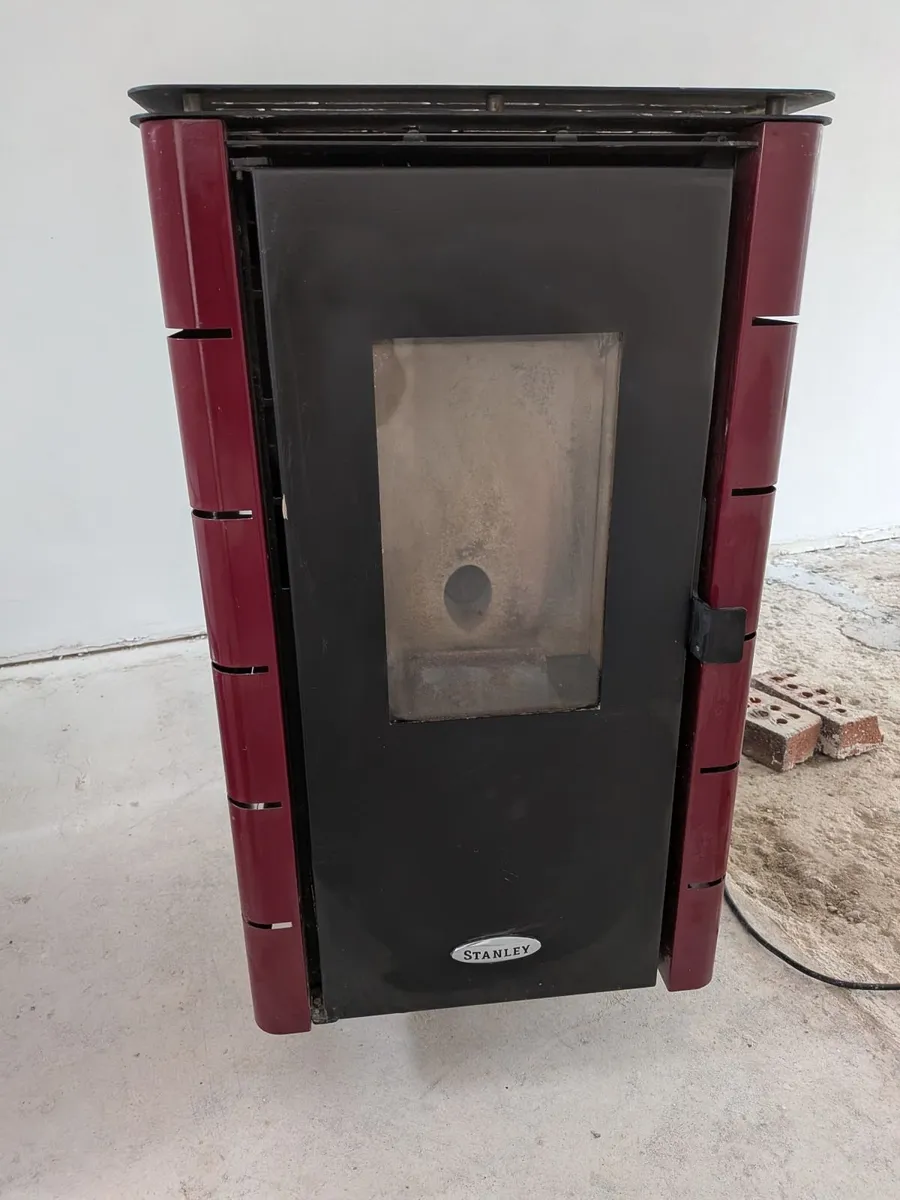 Stanley K50  5KW Wood Pellet Stove Claret - Image 3