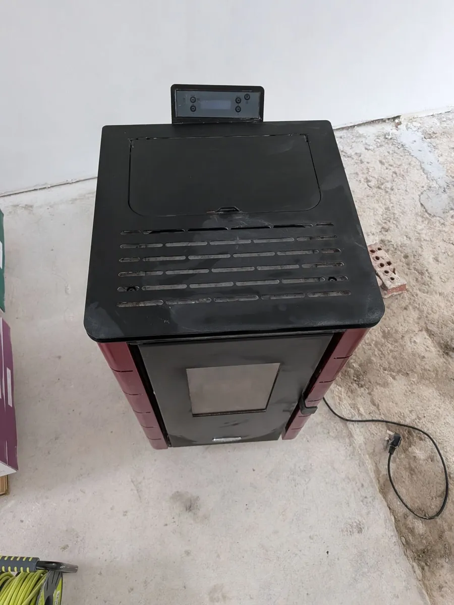 Stanley K50  5KW Wood Pellet Stove Claret - Image 4