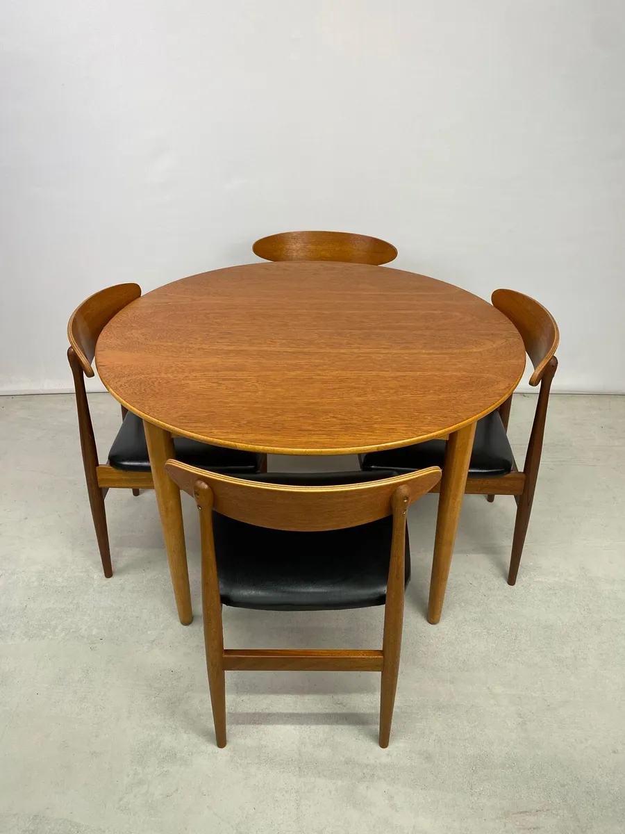 Mid Century Jentique Dining Table & Chairs - Image 3