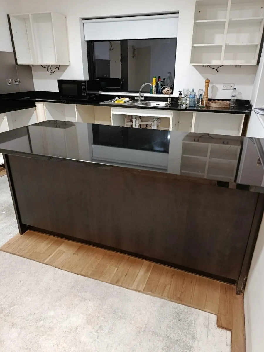 Kitchen Granite Worktops Black in Colour - Image 1