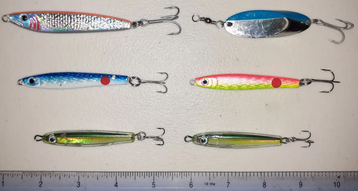 Salt water lures 6 no.
