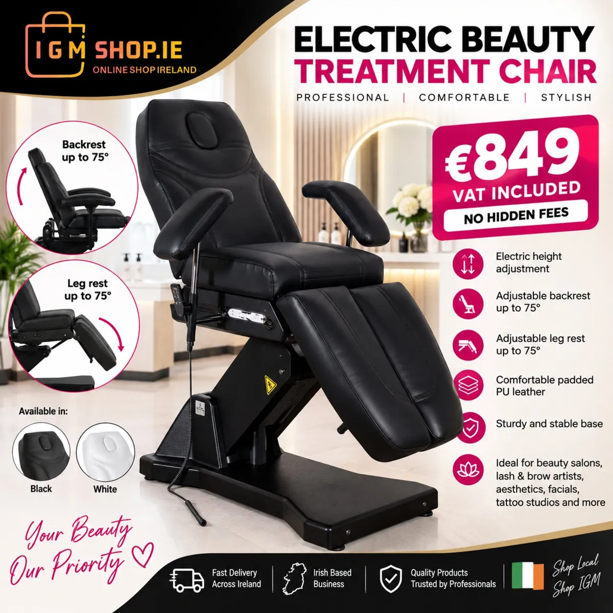 Pedicure chair electric brand new - Image 2