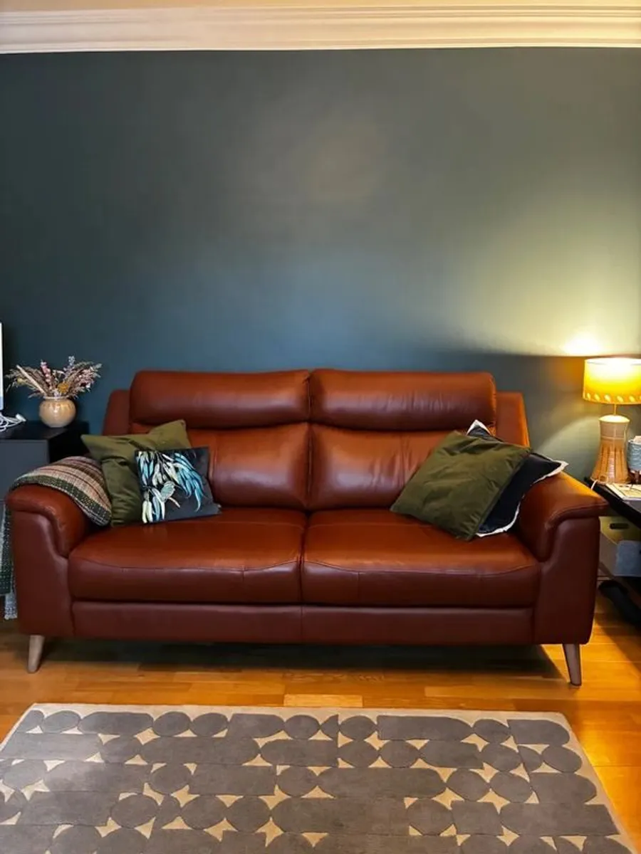 Leather Sofa - 3 seater - Image 1