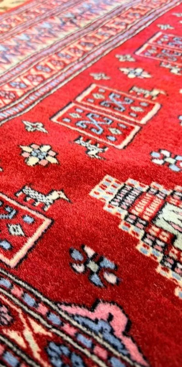 Beautiful Afghani Hand-Knotted Rug - Image 2
