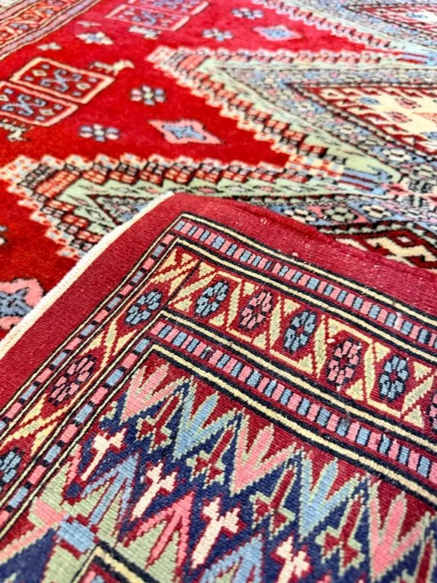 Beautiful Afghani Hand-Knotted Rug - Image 3