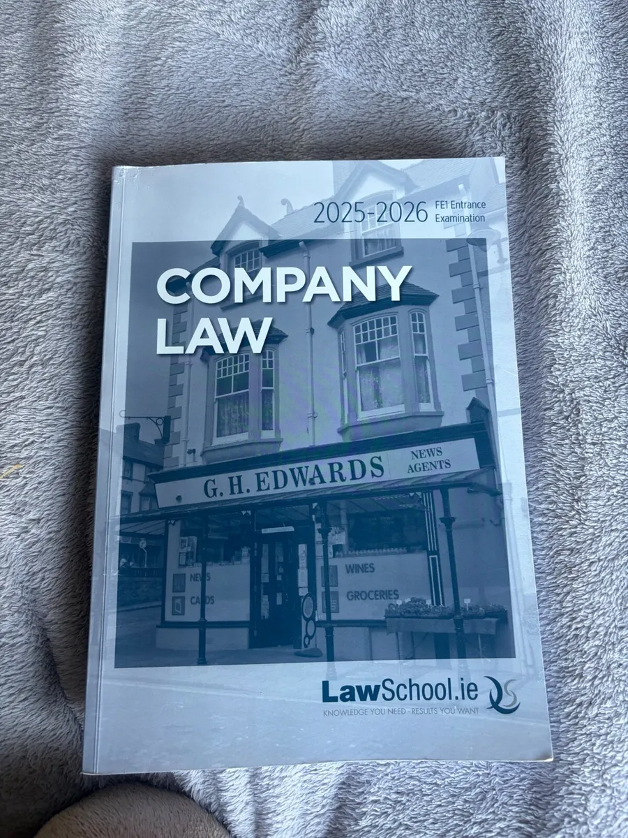 Company Law FE1 Manual - Image 1