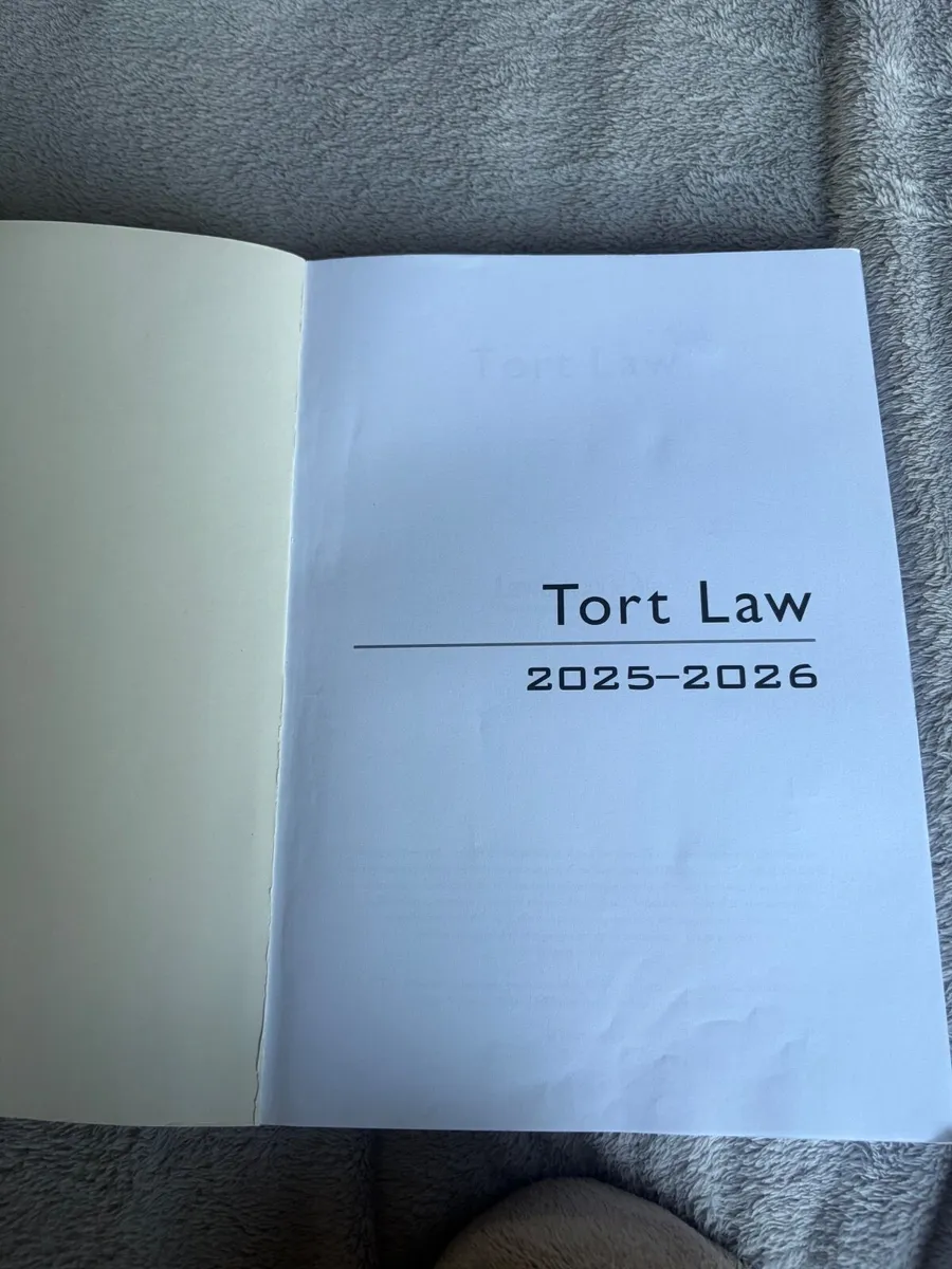 Tort Law FE1 Manual - Image 2
