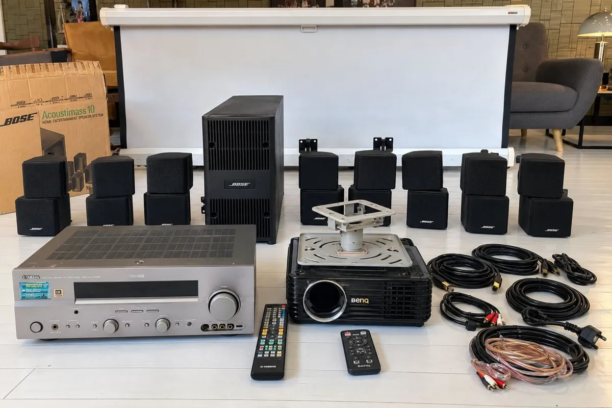 Bose Home Cinema System – Yamaha + BenQ P