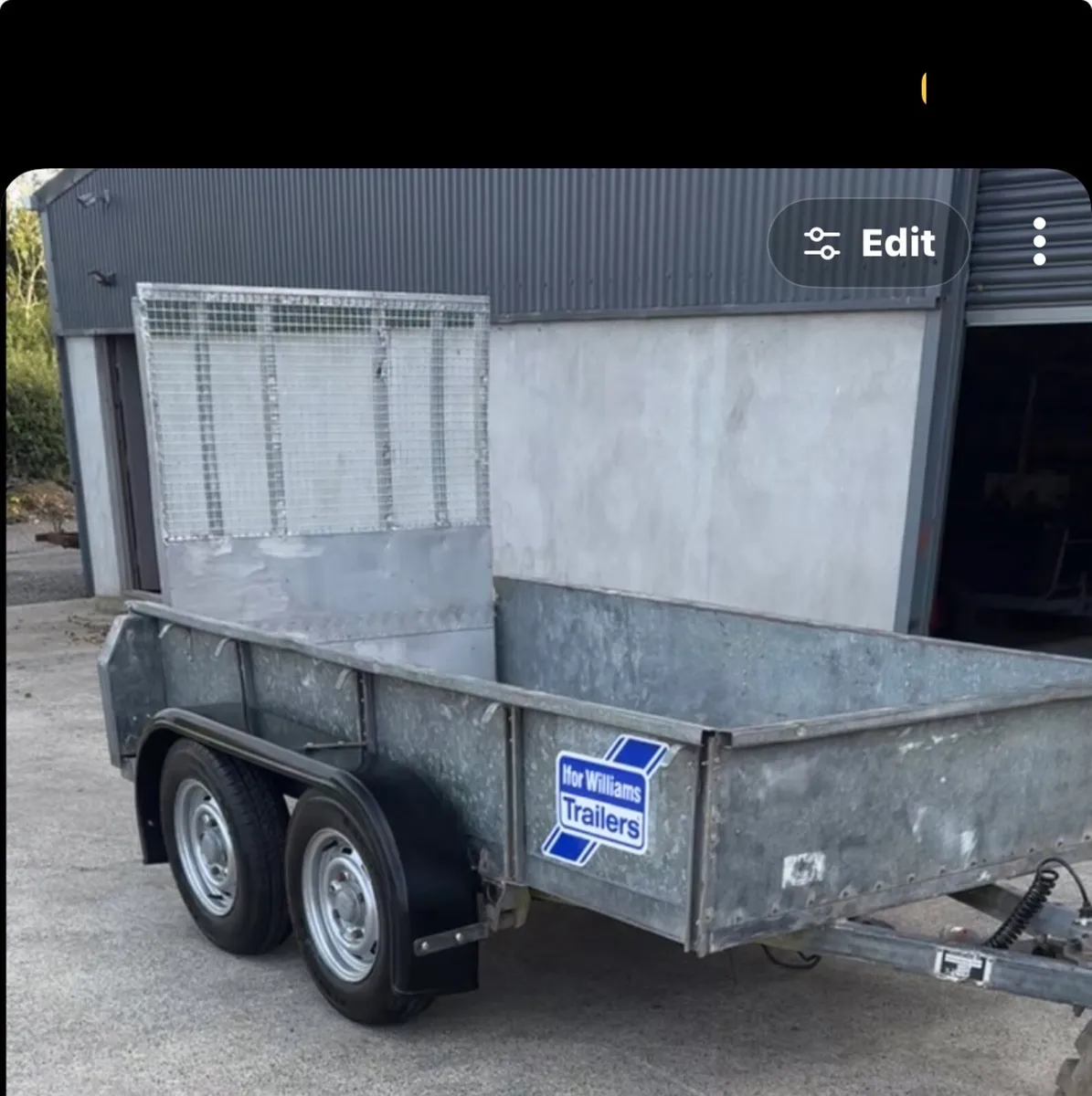 Iver Williams 8ft 4ft plant trailer - Image 1