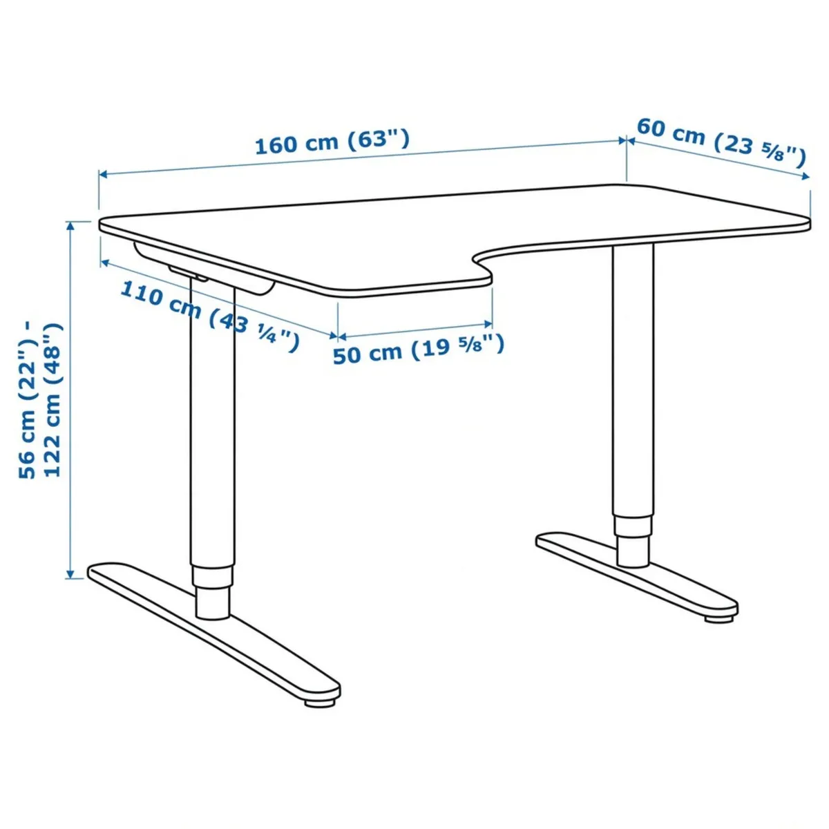 BEKANT IKEA desk - Image 3