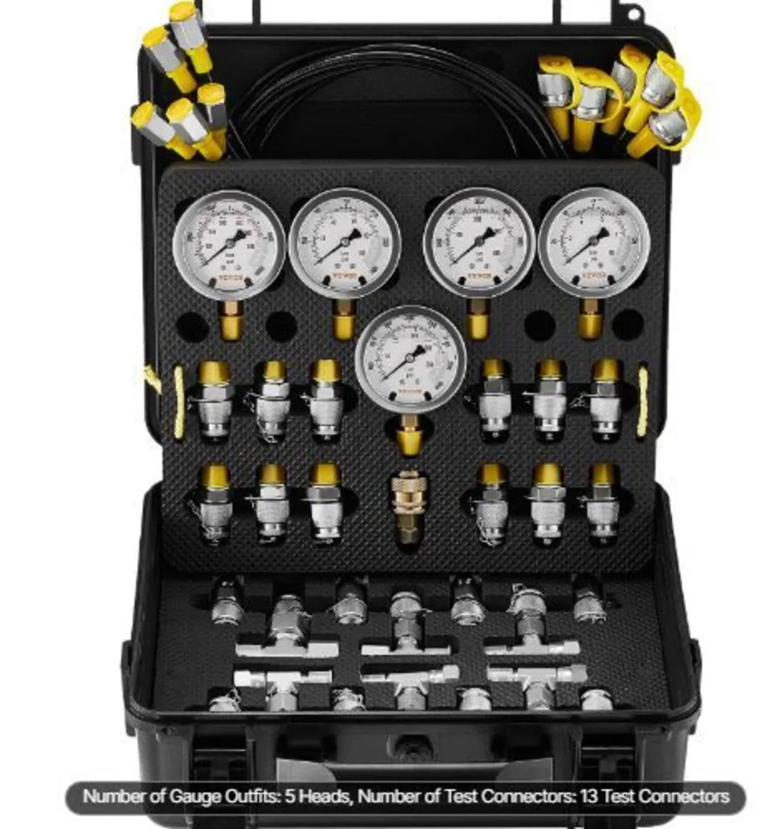 Hydraulic Pressure Test Kit, 10/100/250/400/600bar - Image 3