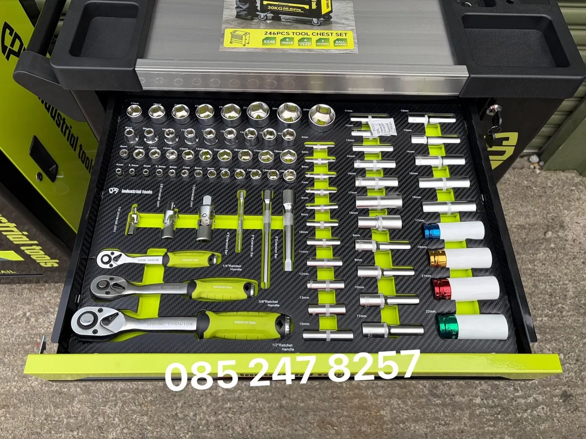 Brand New 7 Drawer + Side Cabinet Tool Chest - Image 2