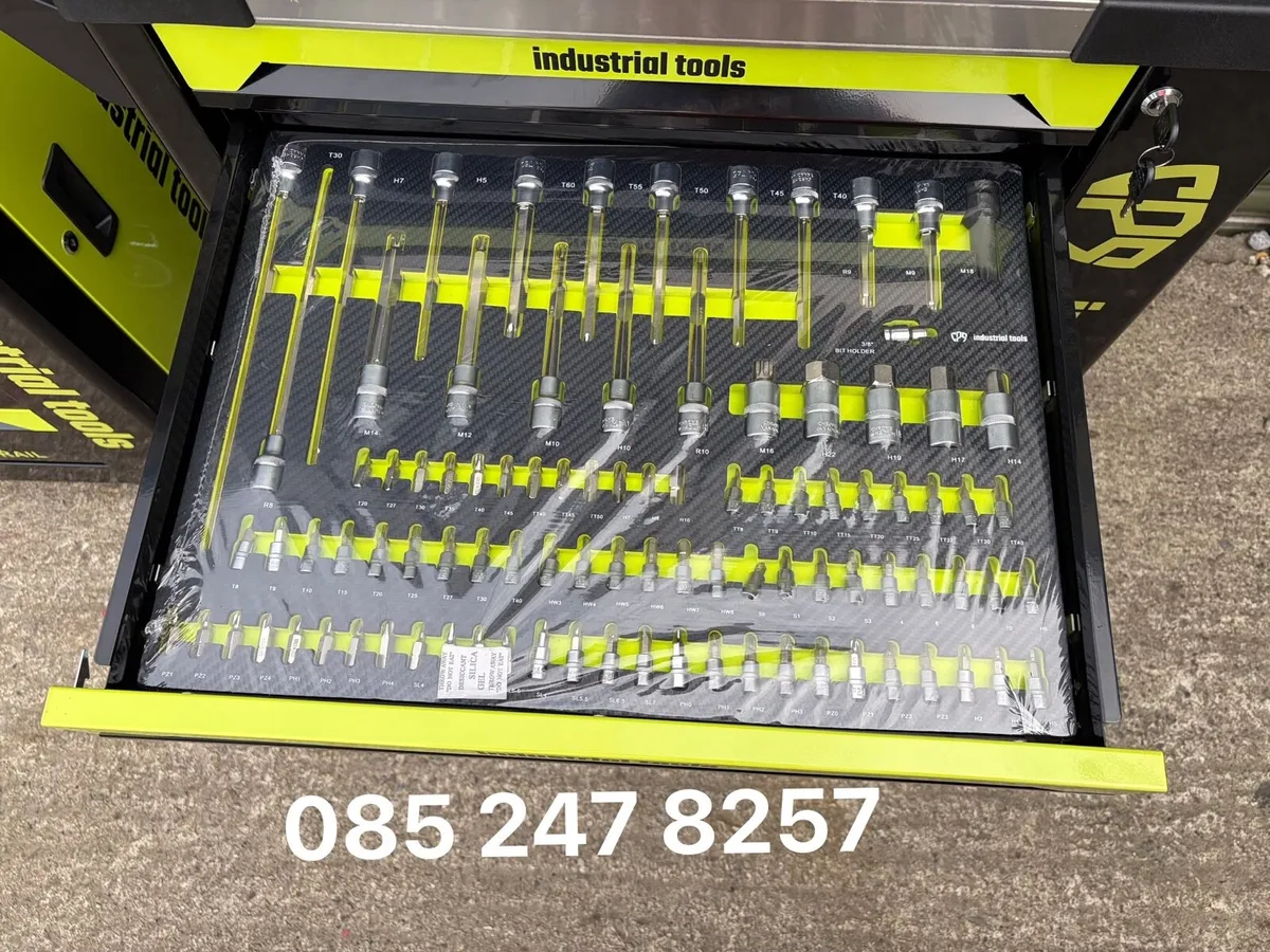 Brand New 7 Drawer + Side Cabinet Tool Chest - Image 3