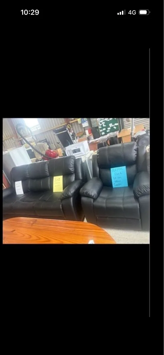 New leather suites of furniture - Image 2