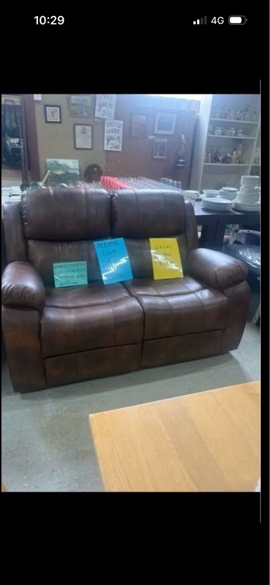 New leather suites of furniture - Image 3