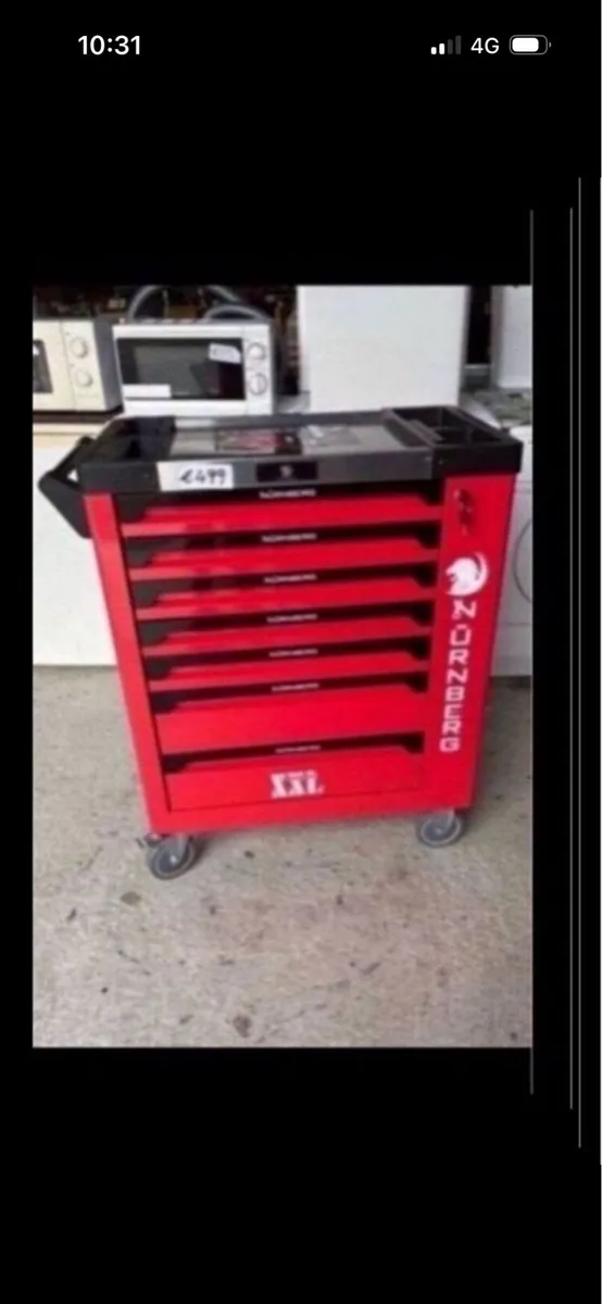 Nuremberg tool box with tools included - Image 1