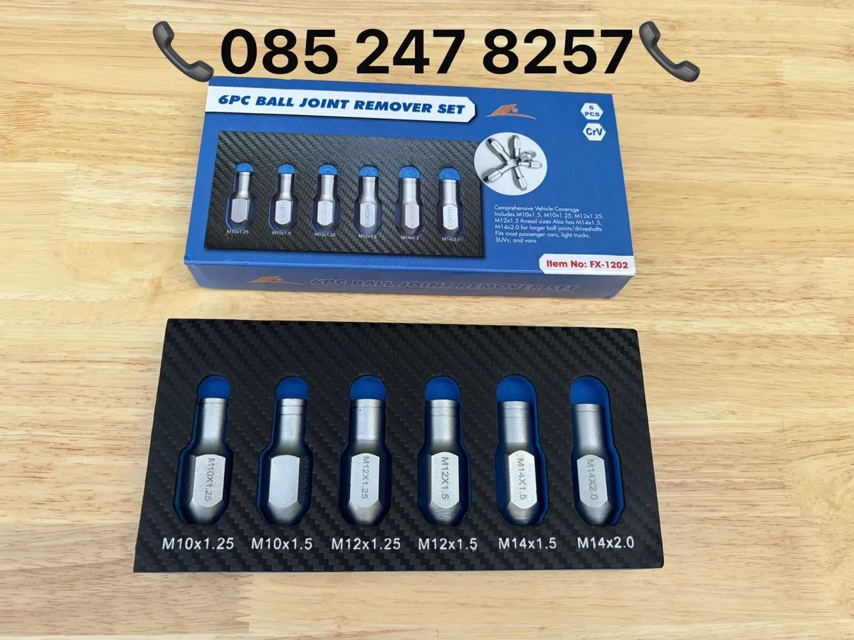 Brand New 6Pc Ball Joint Remover Adapter Set - Image 1