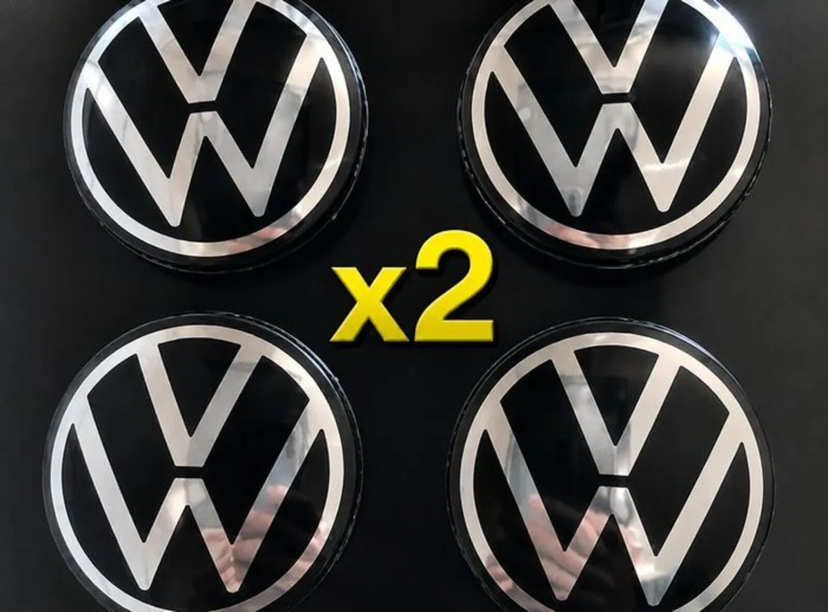 8 x VW Centre caps - FREE POST - Image 1