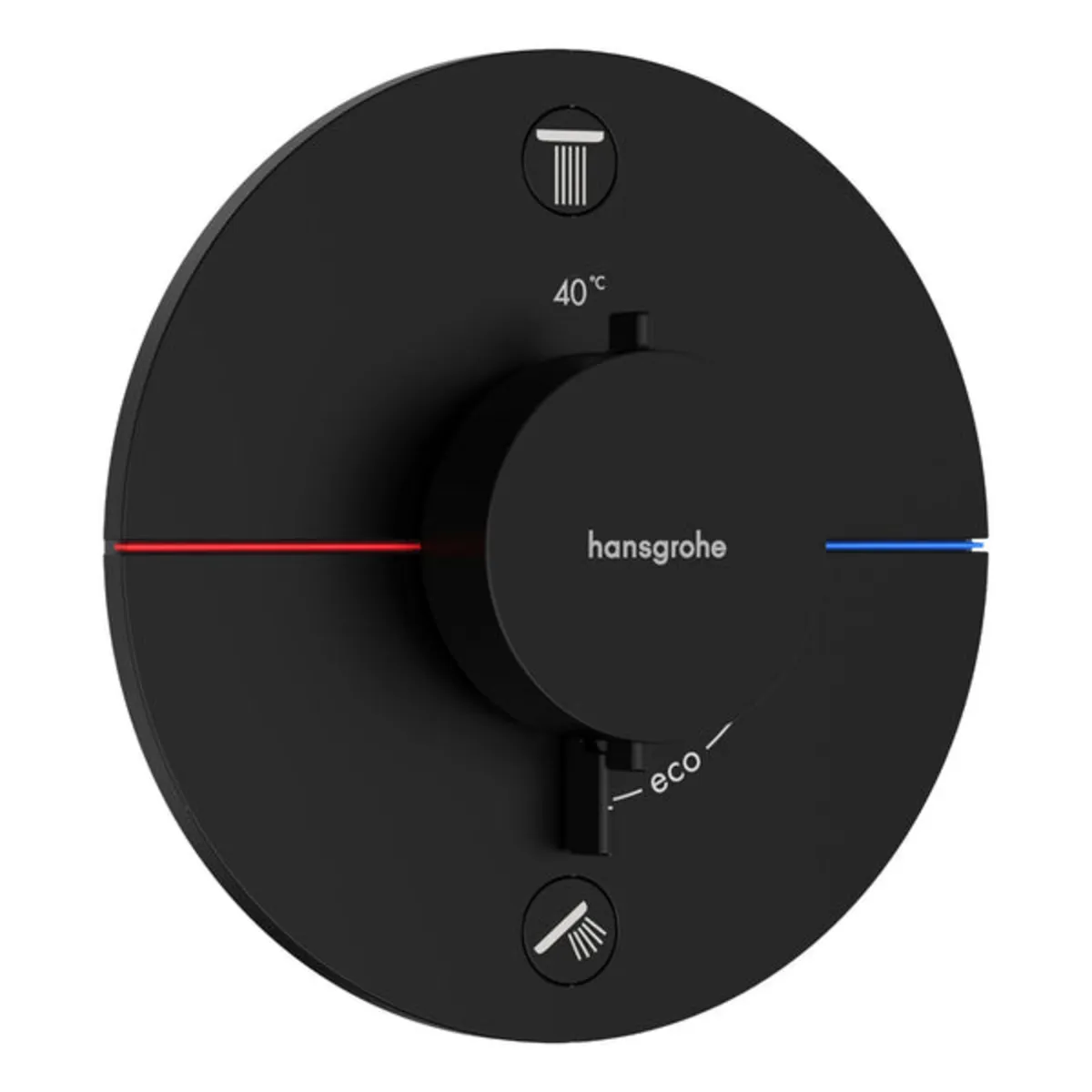 Hansgrohe Round Select S 2 Thermostatic Valve - Image 1