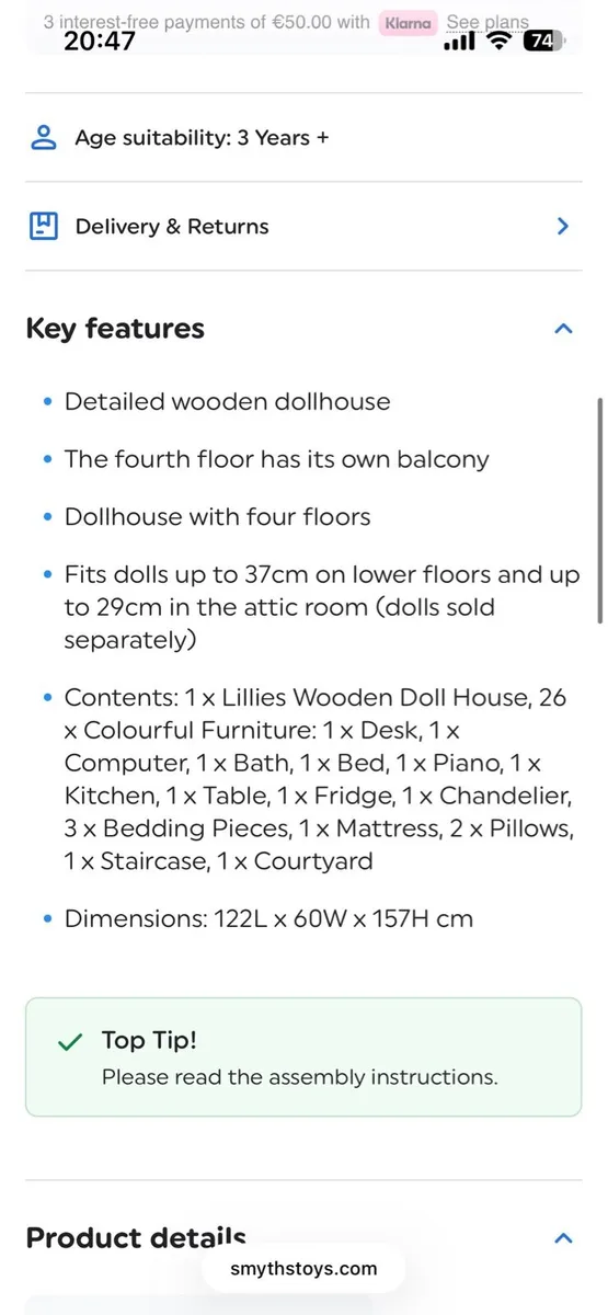 Large Doll House (FREE) - Image 3
