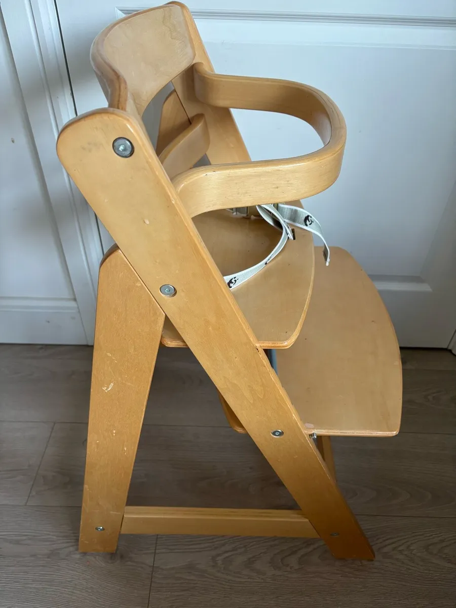 Roba baby high chair wooden - Image 1