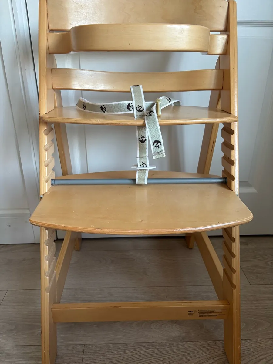 Roba baby high chair wooden - Image 4