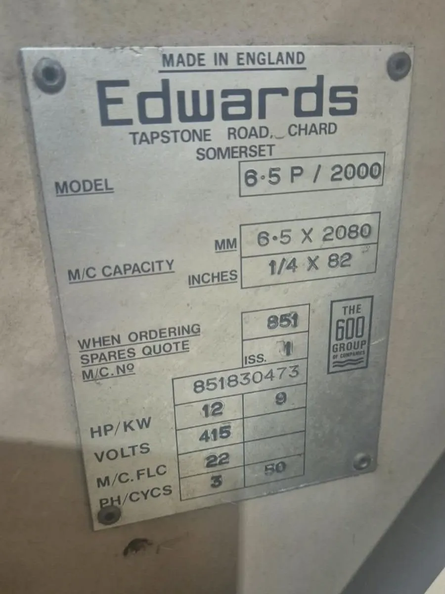 Edwards Shear 6.5P/52000 - Image 3