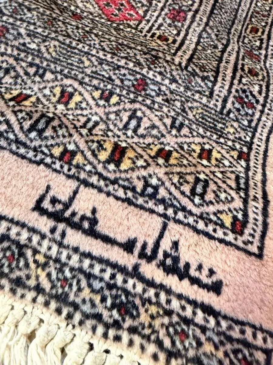 Fine Hand-Knotted Vintage Pakistani Rug - Image 2