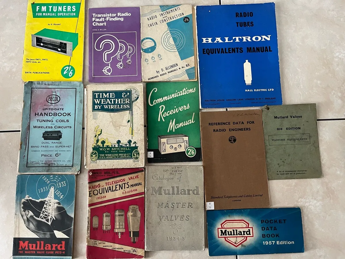Vintage Radio Books - Image 1