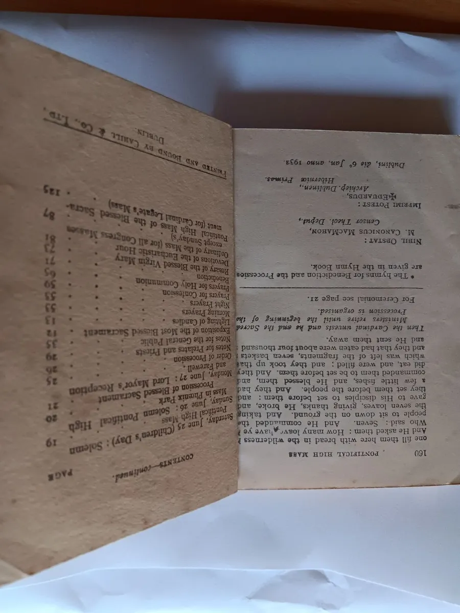 Handbook of the Eucharistic Congress Dublin 1932 - Image 3